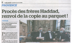 La Marseillaise - Affaire HADDAD (dossier des recours contre les permis de construire)