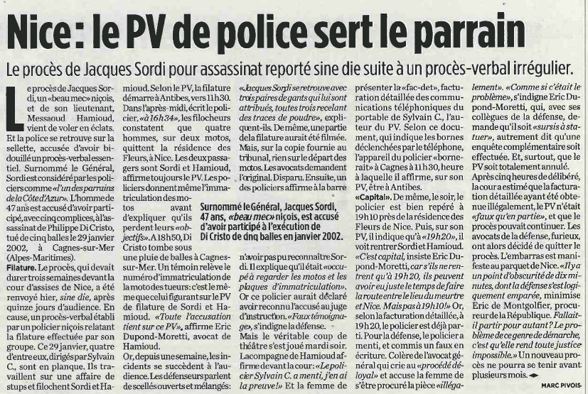 Affaire Sordi Libération