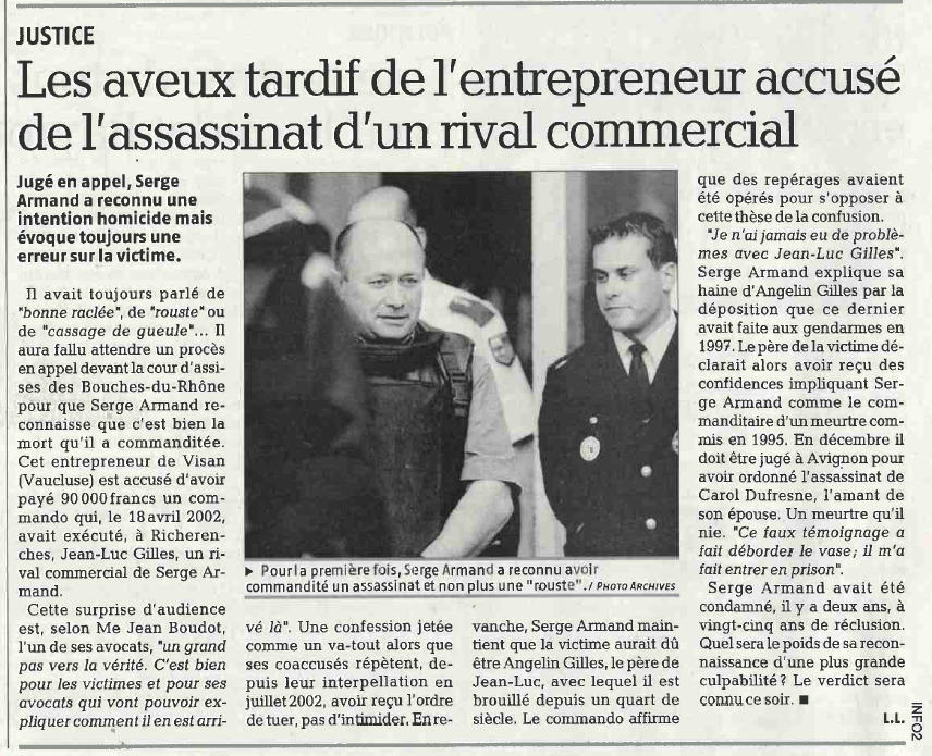 Affaire Armand La provence