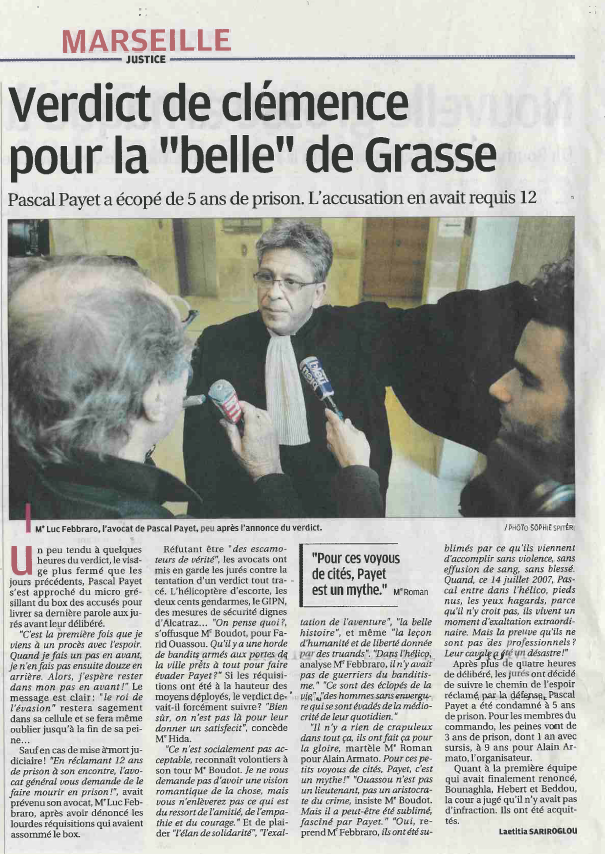 Affaire Payet La Provence