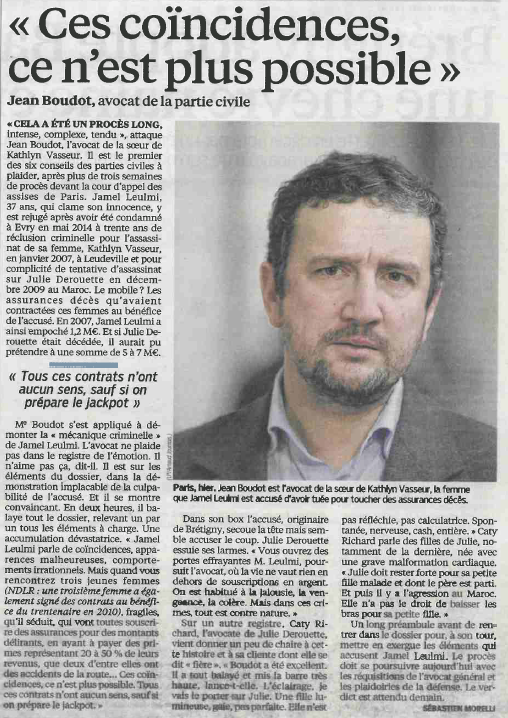 Affaire LEULMI article Le Parisien