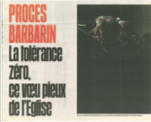 Libération Affaire Barbarin