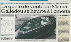 Affaire Galledou, article La Provence