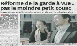 Réforme de la Garde à vue, article La Provence